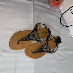 Beaded sandals